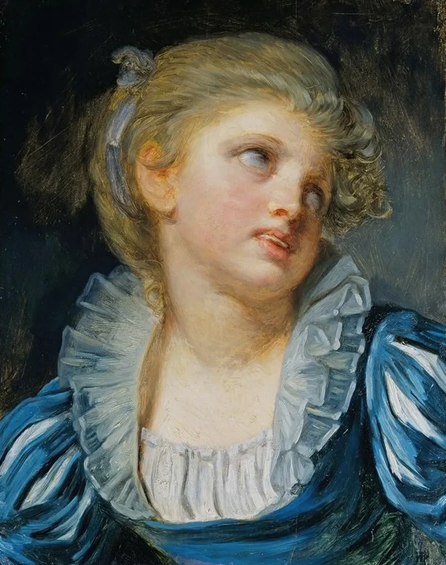 Girl in a Blue Dress