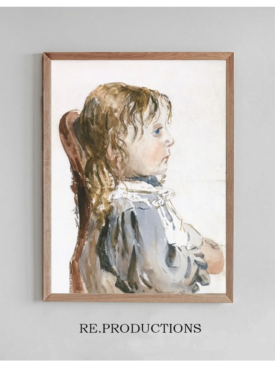 Girl in a Pinafore