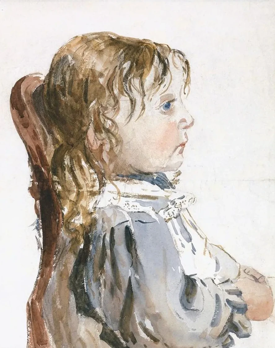 Girl in a Pinafore