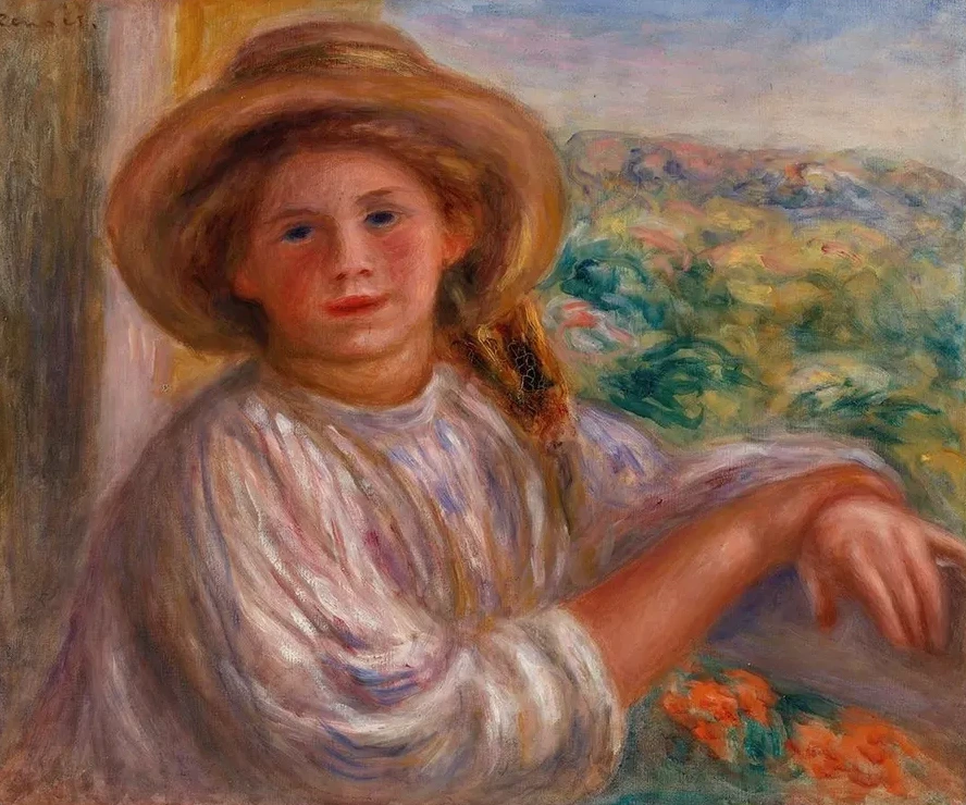 Girl on a Balcony, Cagnes (jeune Femme Au Balcon, Cagnes)