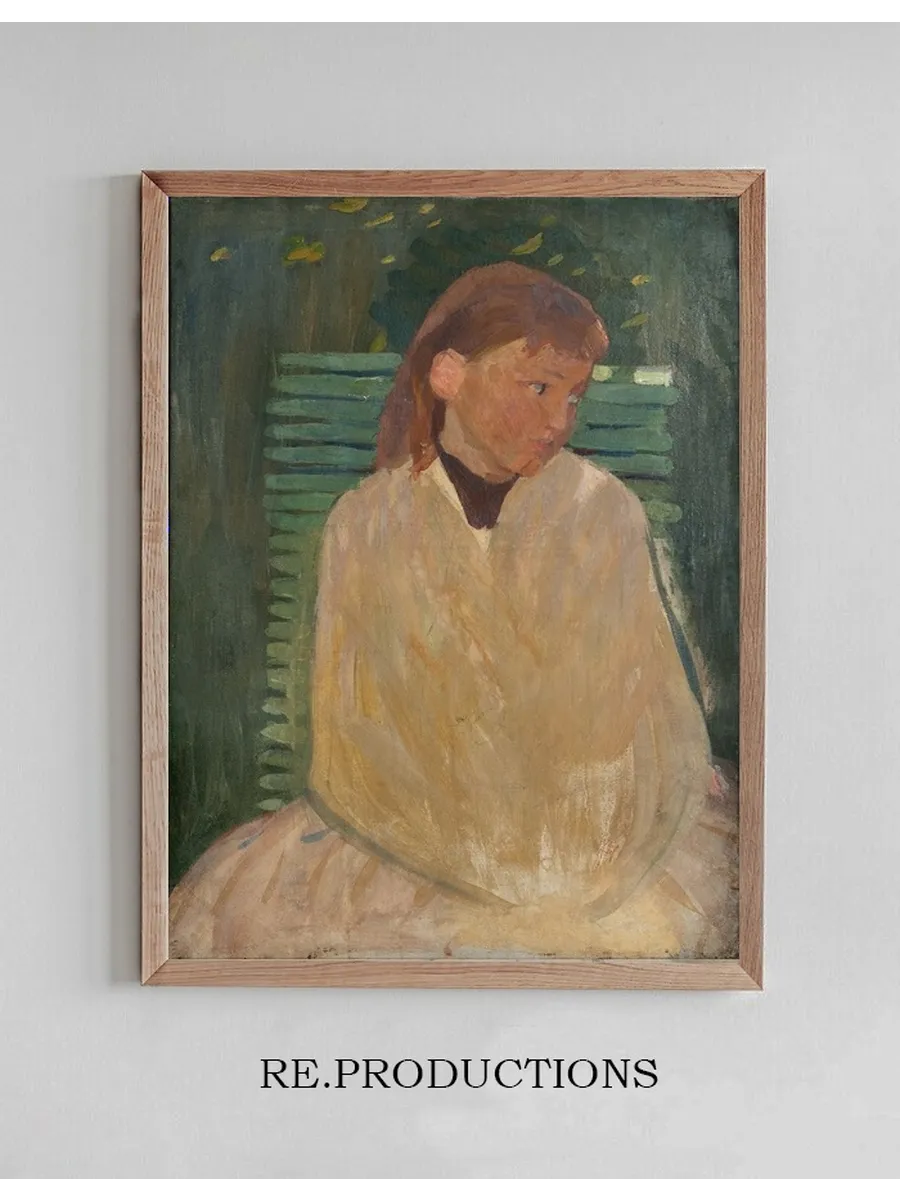 Girl on a Garden Seat