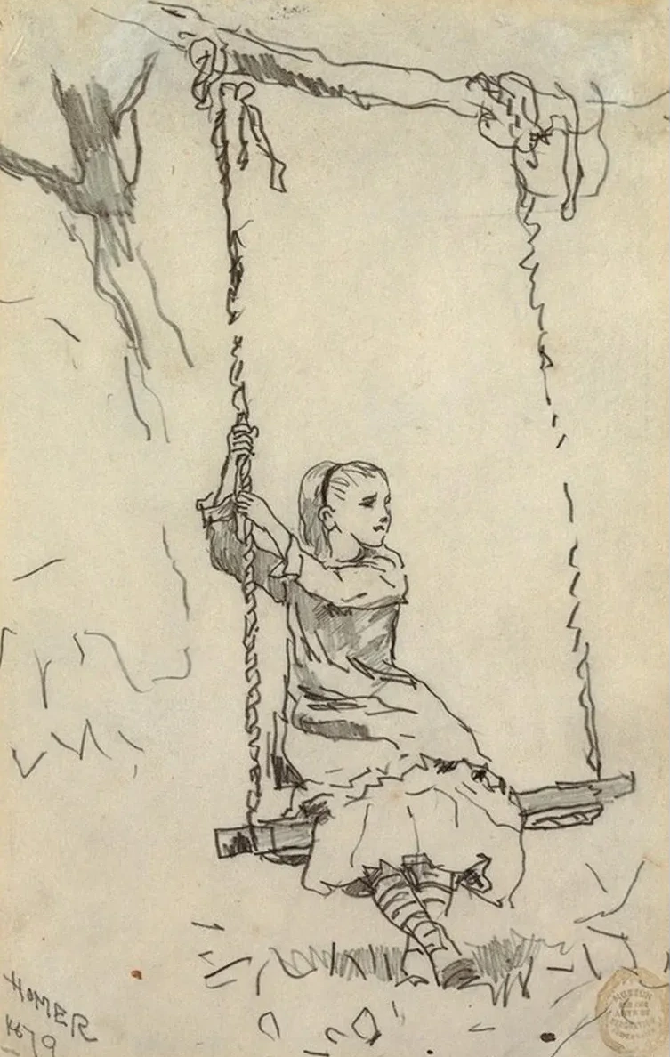 Girl on a Swing