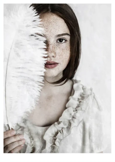 Girl with Feather