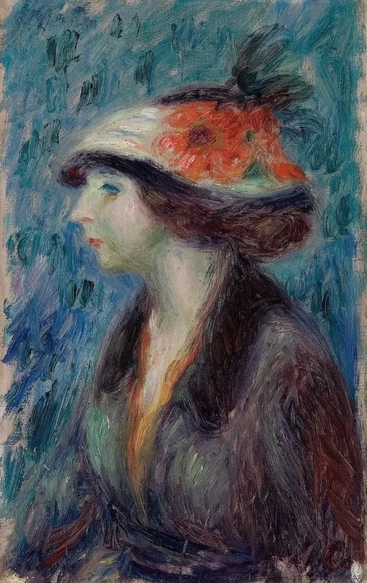 Girl with Flowered Hat