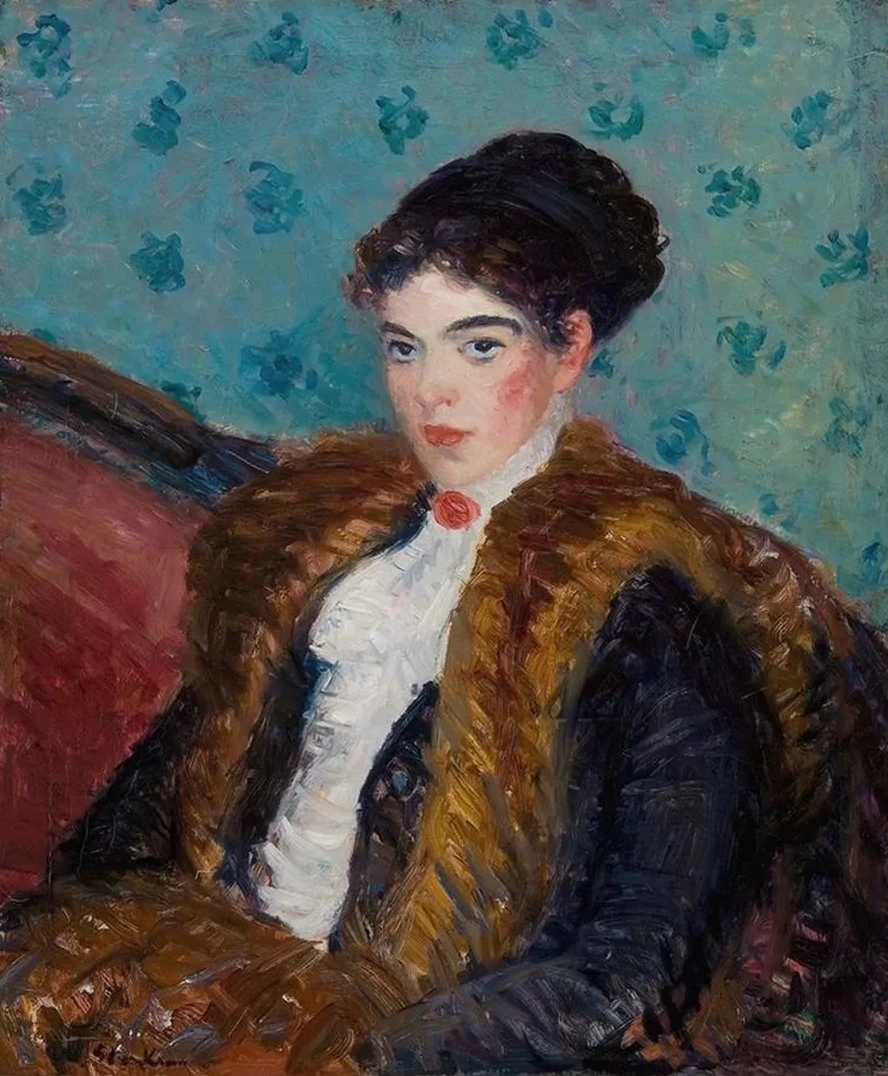 Girl with Fox Furs