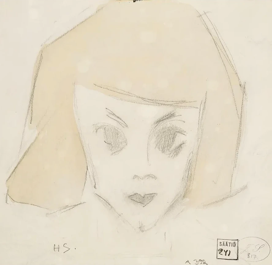 Girl with Large Eyes (Karin)