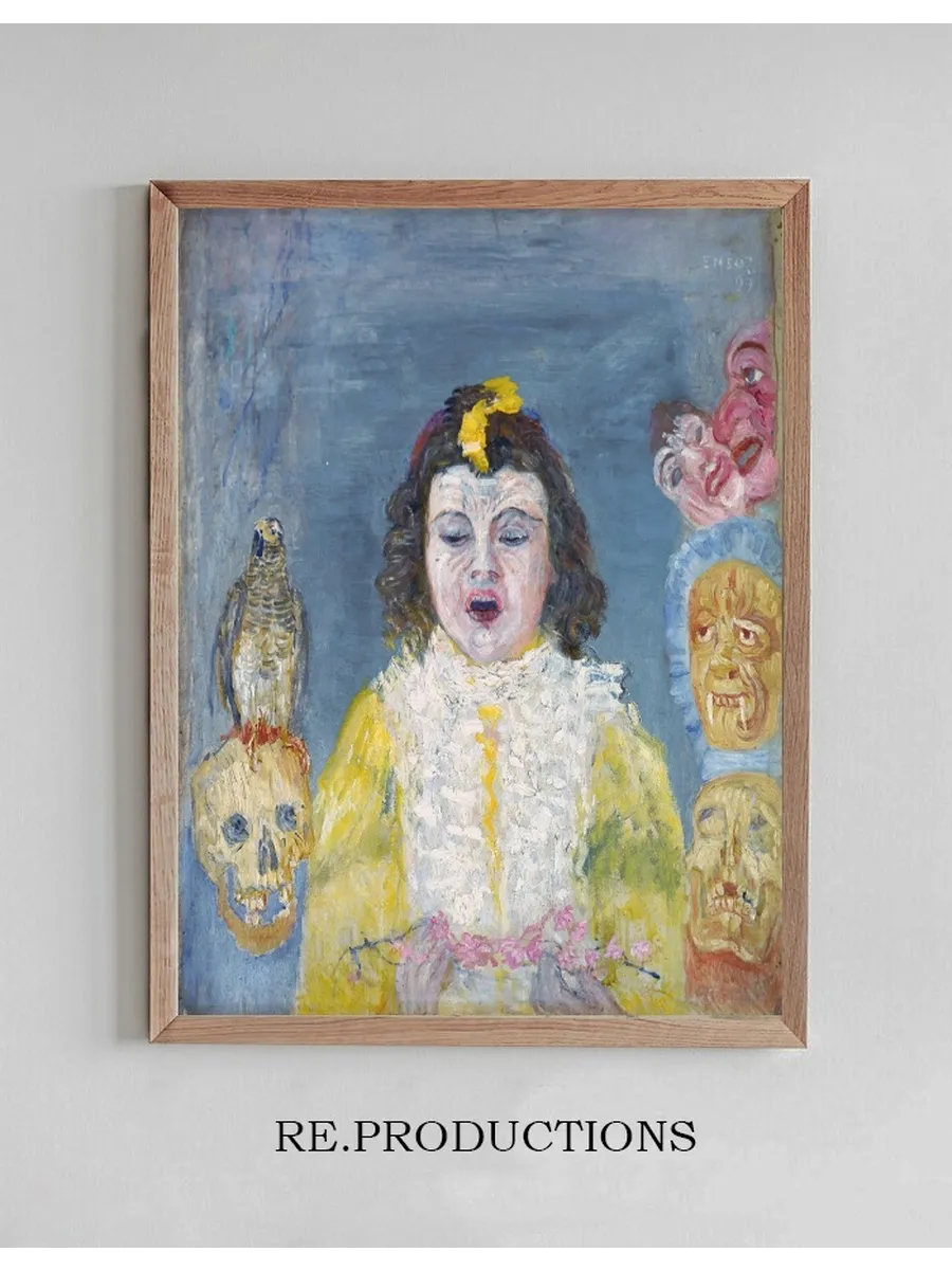 Girl with Masks (Communion)