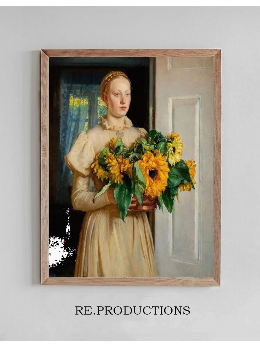 Girl with Sunflowers (1893)