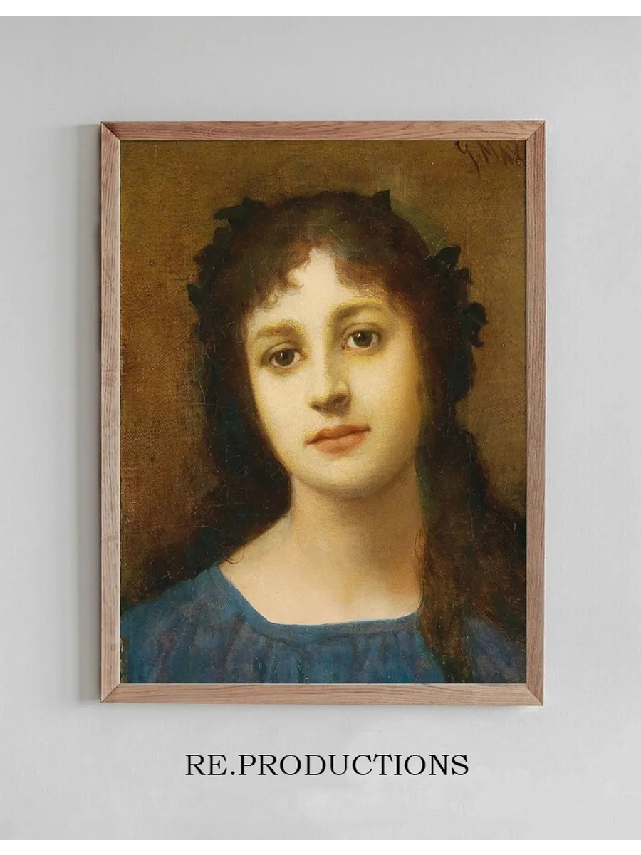 Girl with Vine Leaves in her Hair
