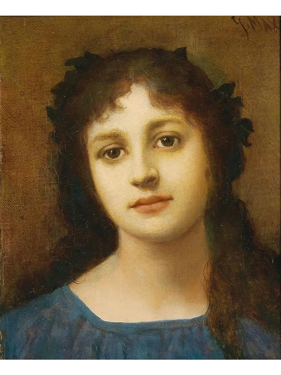 Girl with Vine Leaves in her Hair