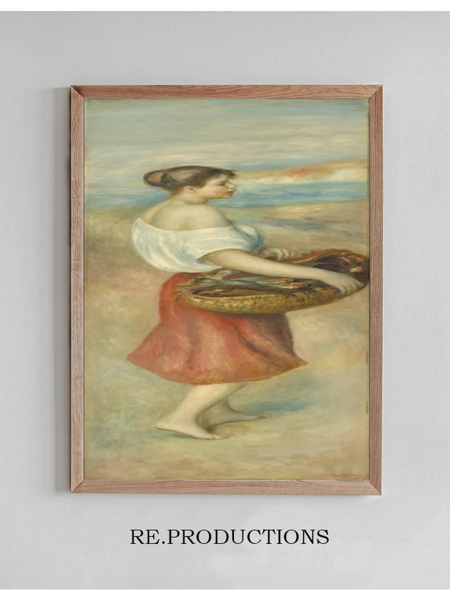 Girl with a Basket of Fish