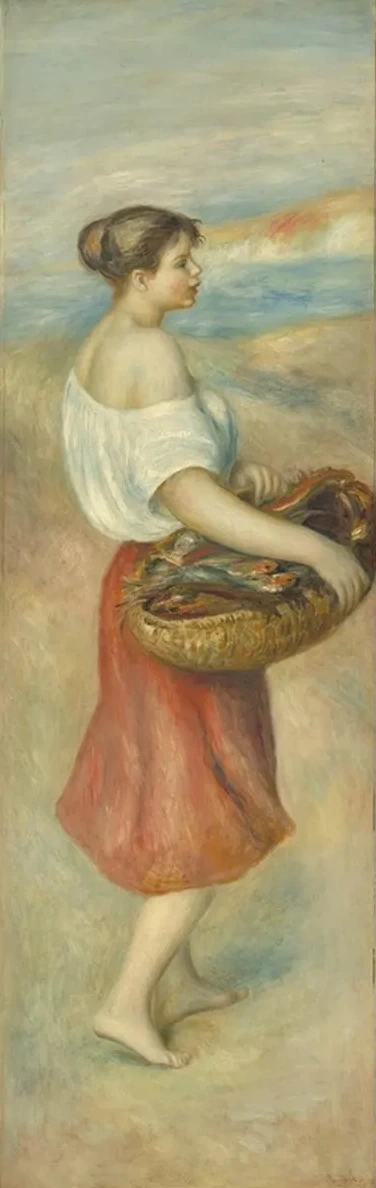 Girl with a Basket of Fish
