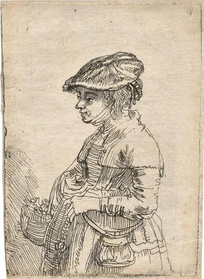 Girl with a Basket