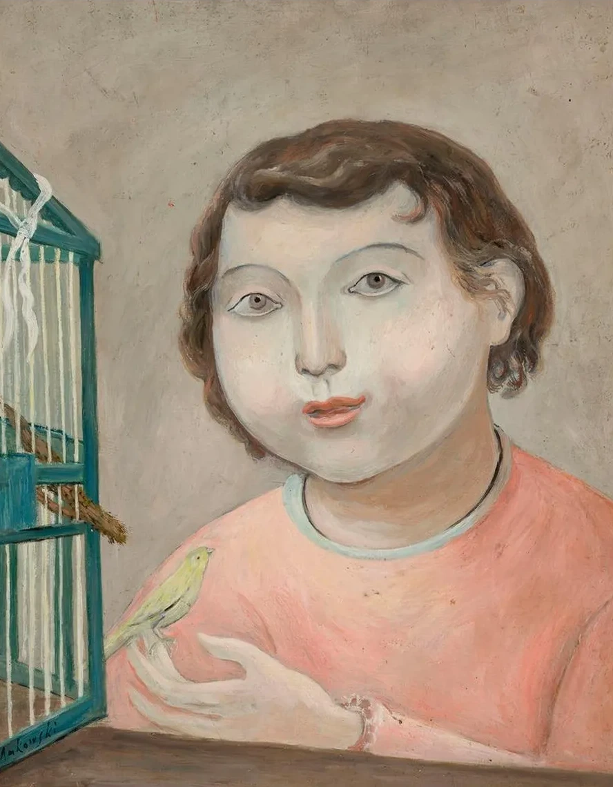 Girl with a Canary