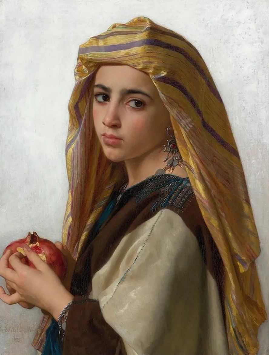 Girl with a Pomegranate