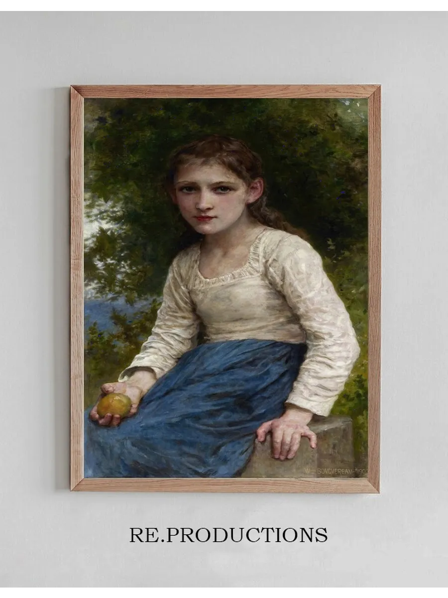 Girl with an Apple