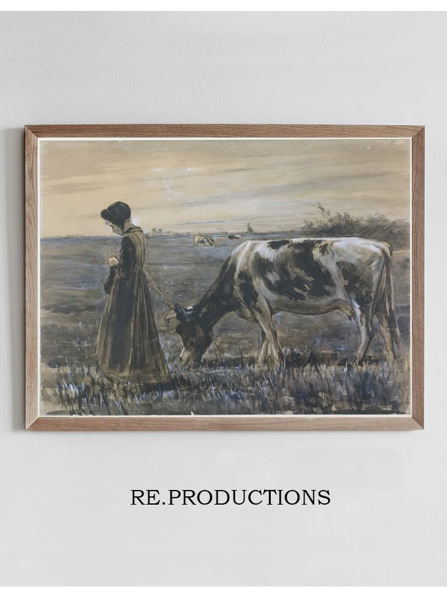 Girl with Cow