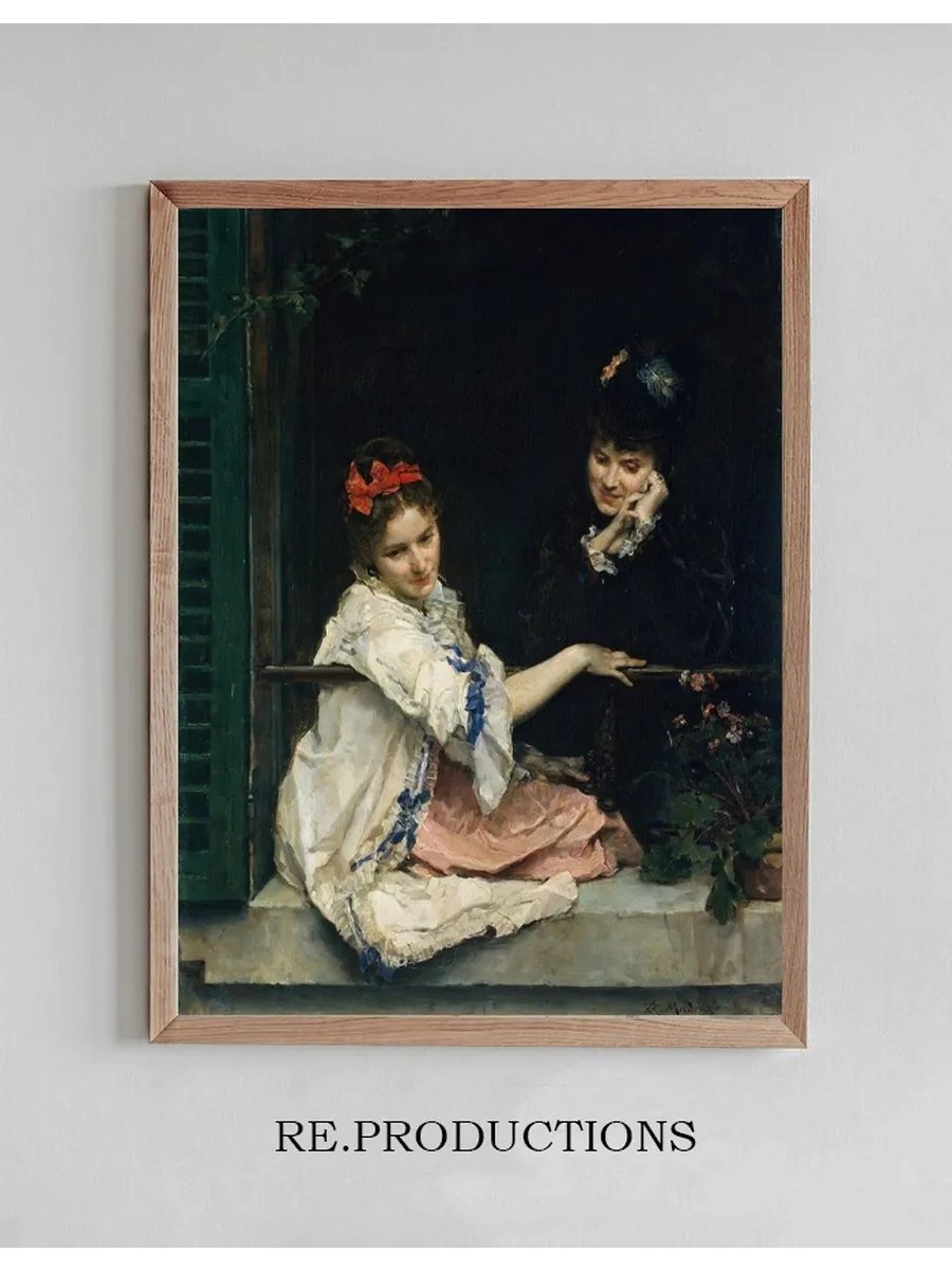 Girls at a Window