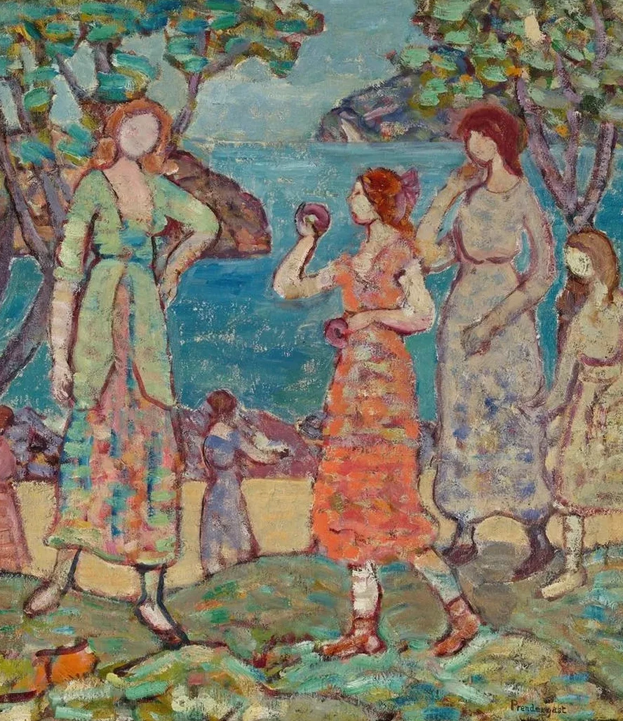 Girls at the Inlet