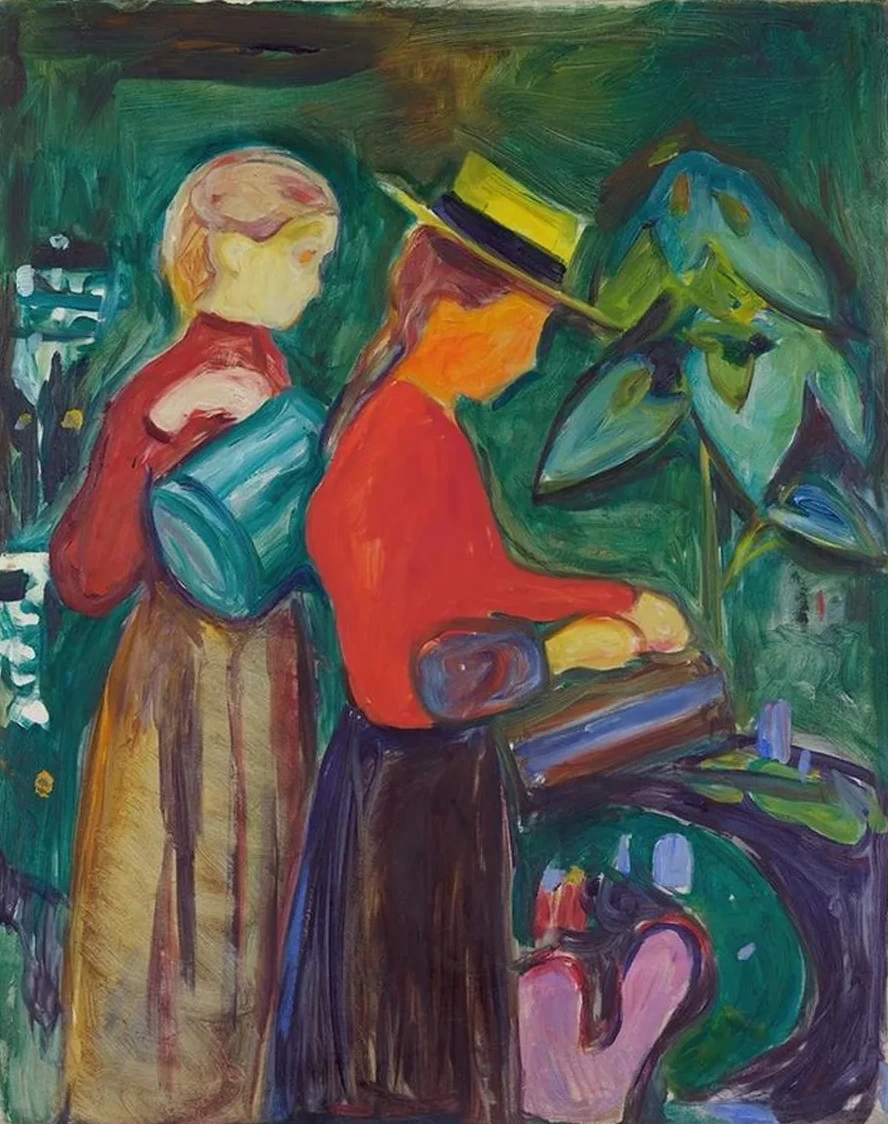 Girls watering Flowers (The Linde Frieze)