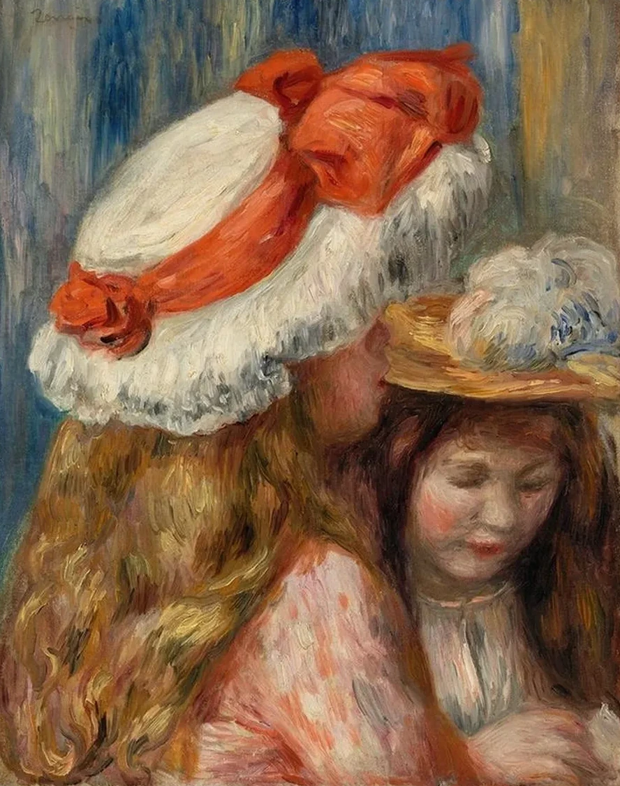 Girls with Hats (jeunes Filles Aux Chapeaux)