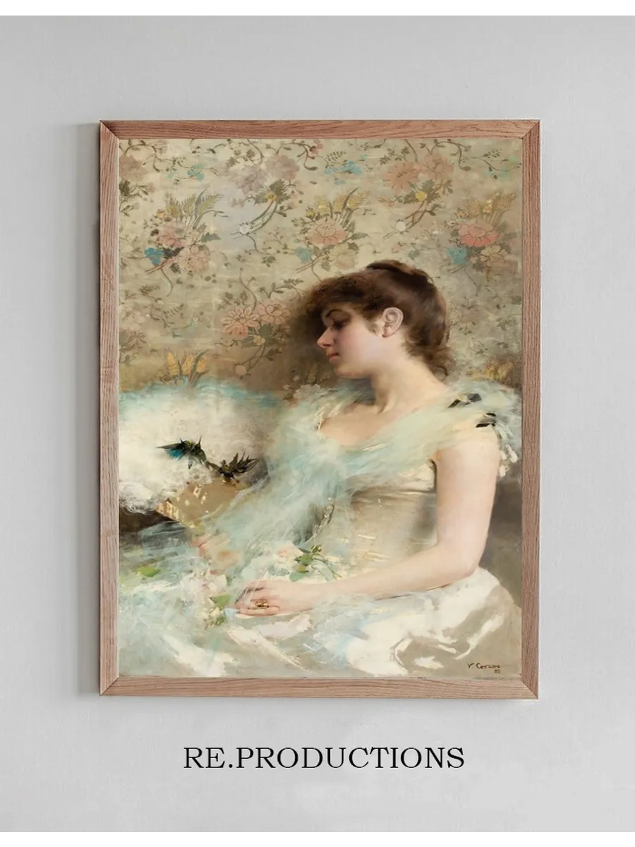 Girlwith Hummingbirds