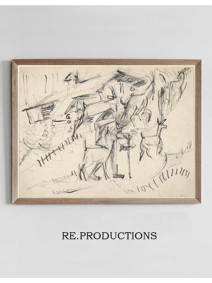 Goatherd with Goats