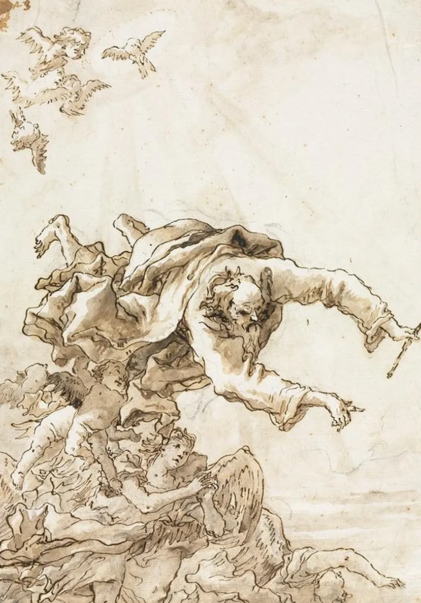 God the Father with Angels and Cherubs