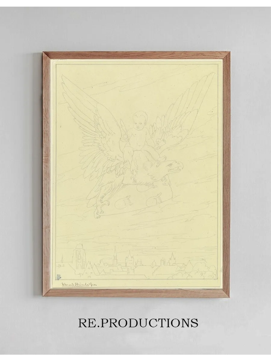 Goethes Geburt (entwurf F R Eine Standarte Bei Goethes Jubil Um 1849)