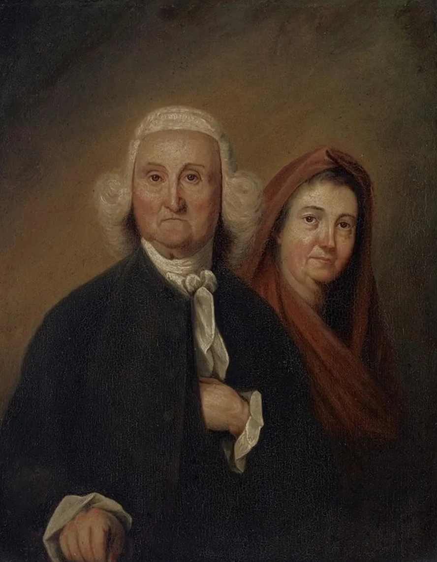 Governor Jonathan Trumbull, Sr. and Mrs. Trumbull (Faith Robinson)