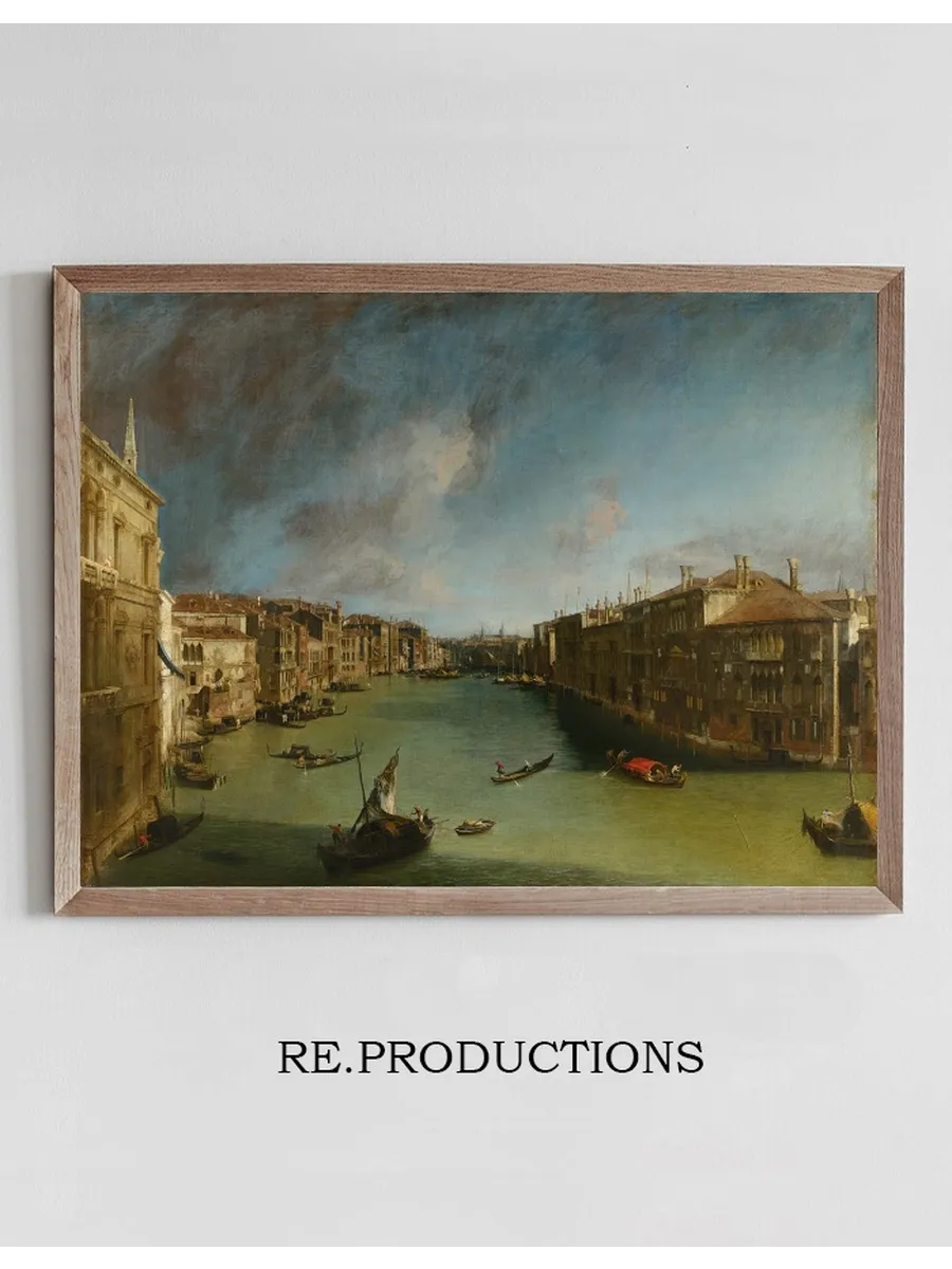 Grand Canal from Palazzo Balbi Towards the Rialto