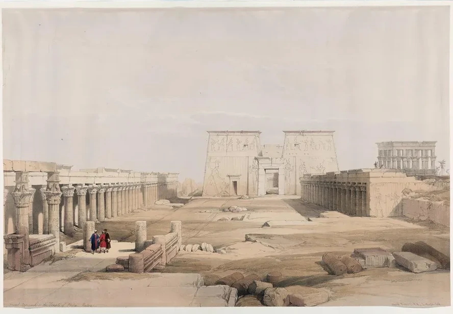 Grand Approach to the Temple of Phil, Nubia