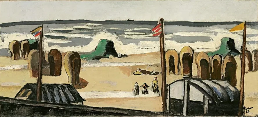 Grauer Strand