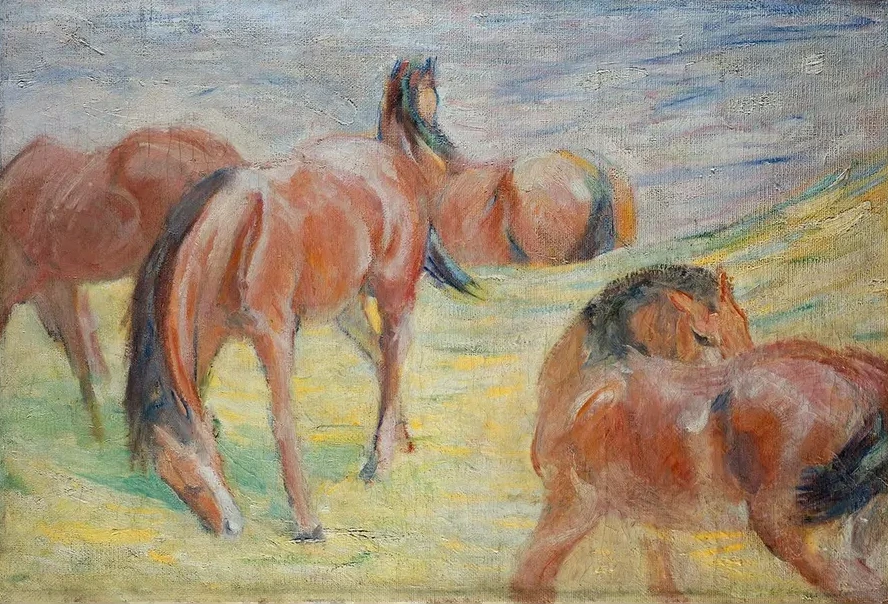 Grazing Horses I
