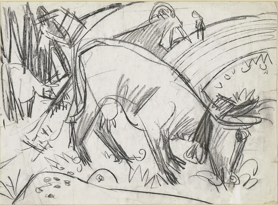 Grazing Cow