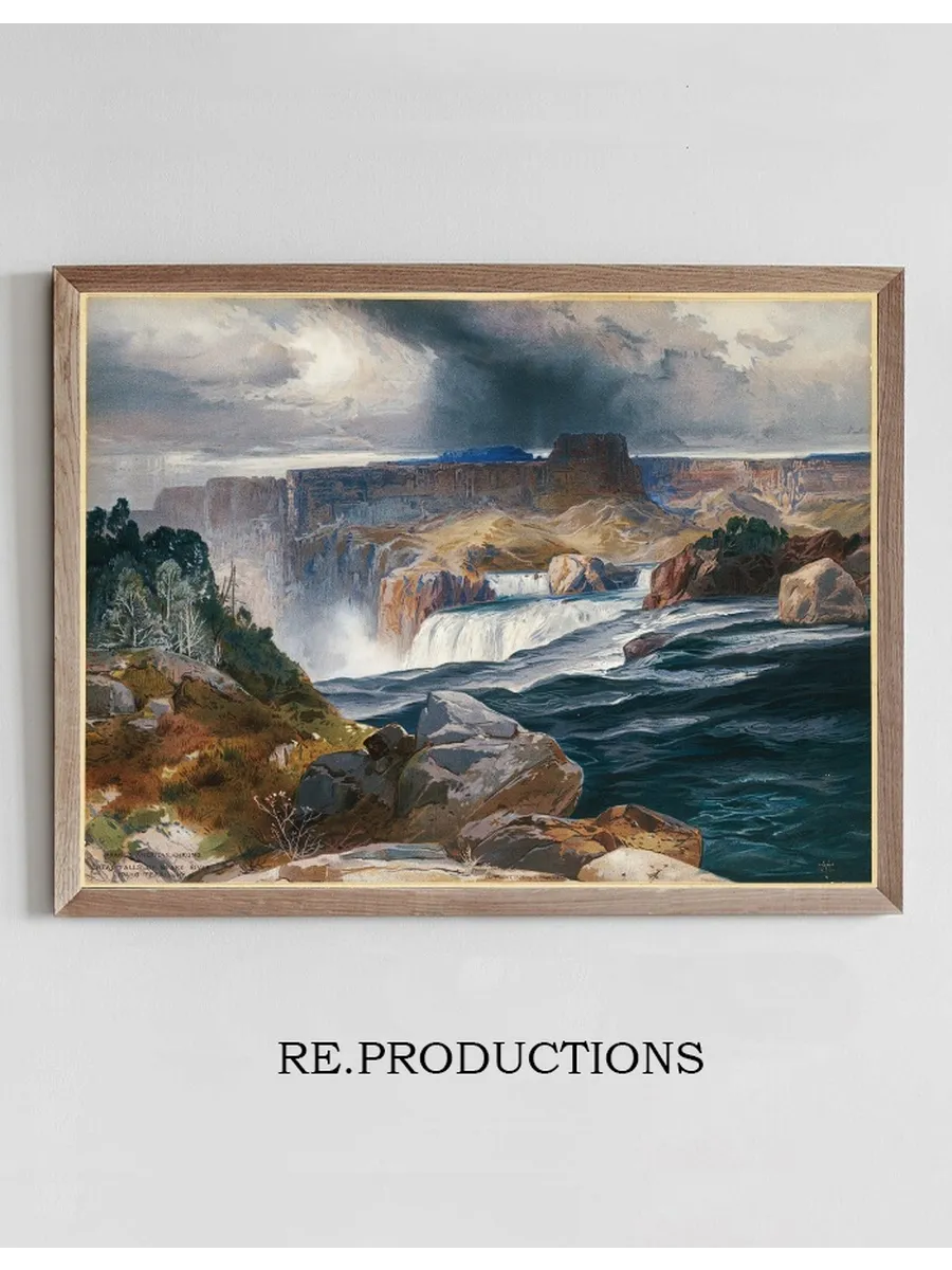 Great Falls of Snake River, Idaho Territory