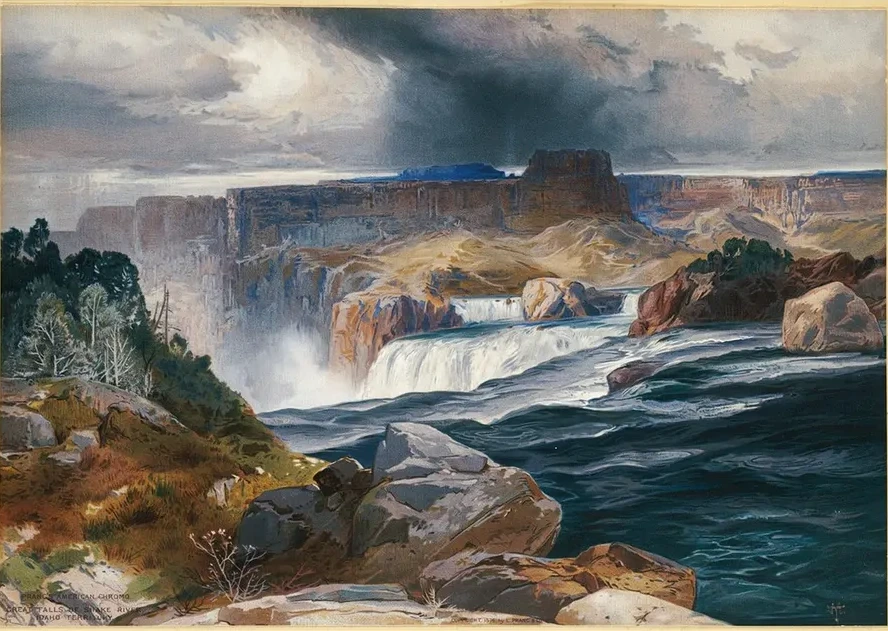 Great Falls of Snake River, Idaho Territory