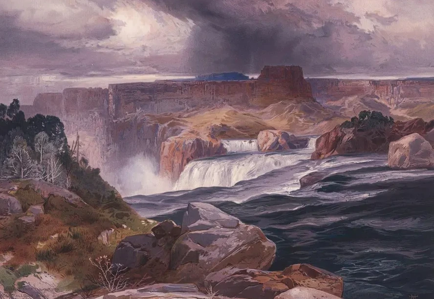 Great Falls of Snake River, Idaho Territory