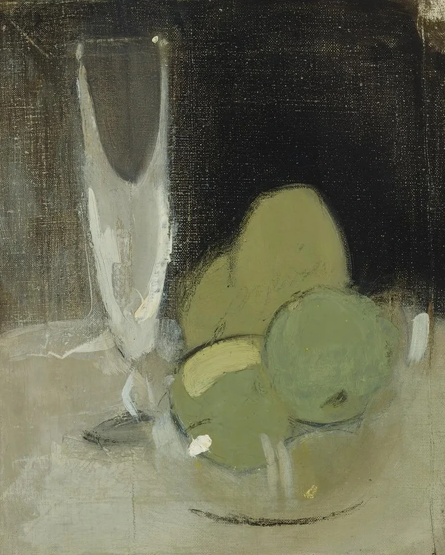 Green Apples And Champagne Glass