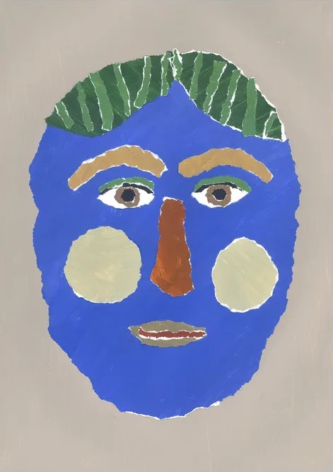 Green Hair Portrait