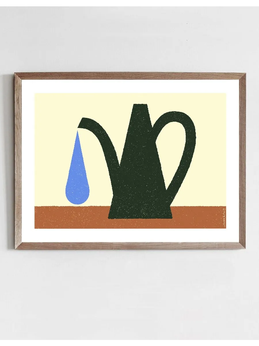 Green Watering Can