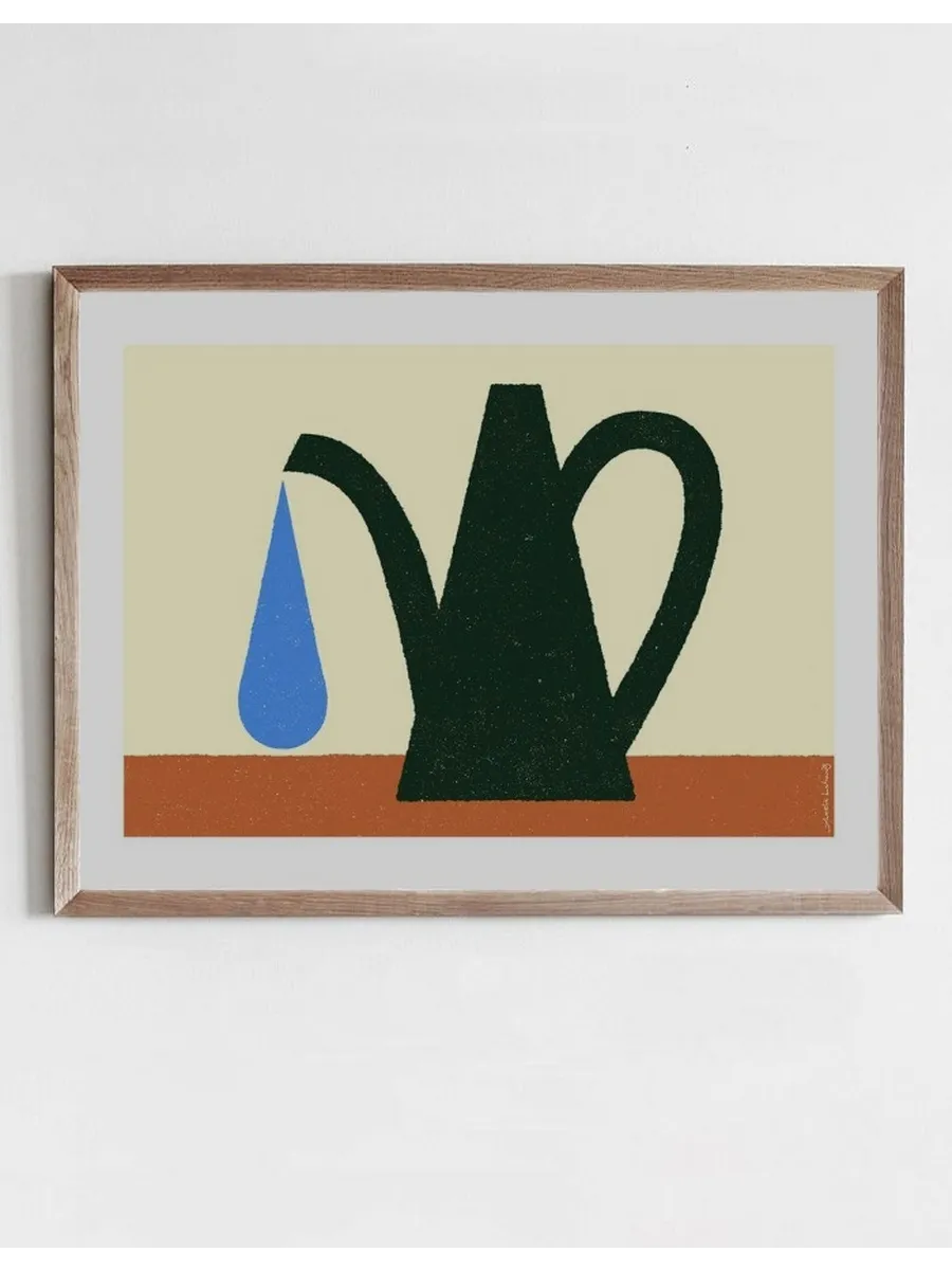 Green Watering Can