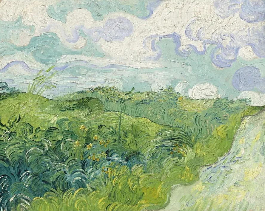 Green Wheat Fields, Auvers
