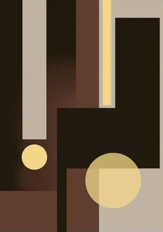 Grey, Brown & Yellow