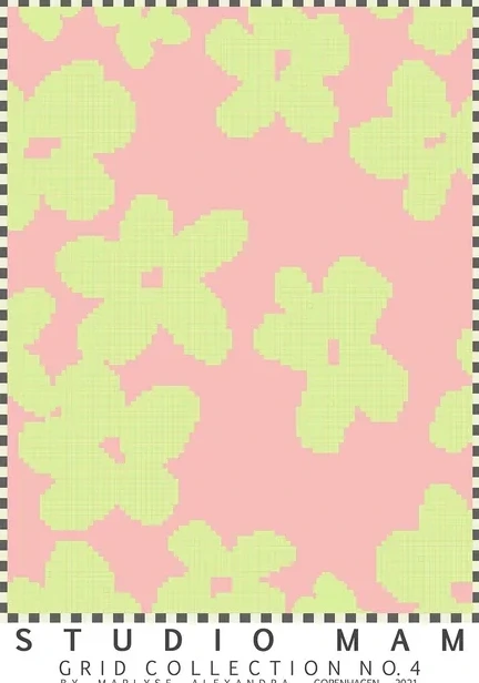 Grid Collection No 4 Lime