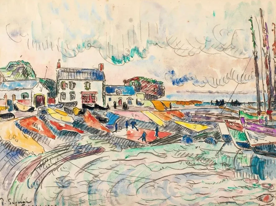 Groix, Le Nettoyage Des Voiles