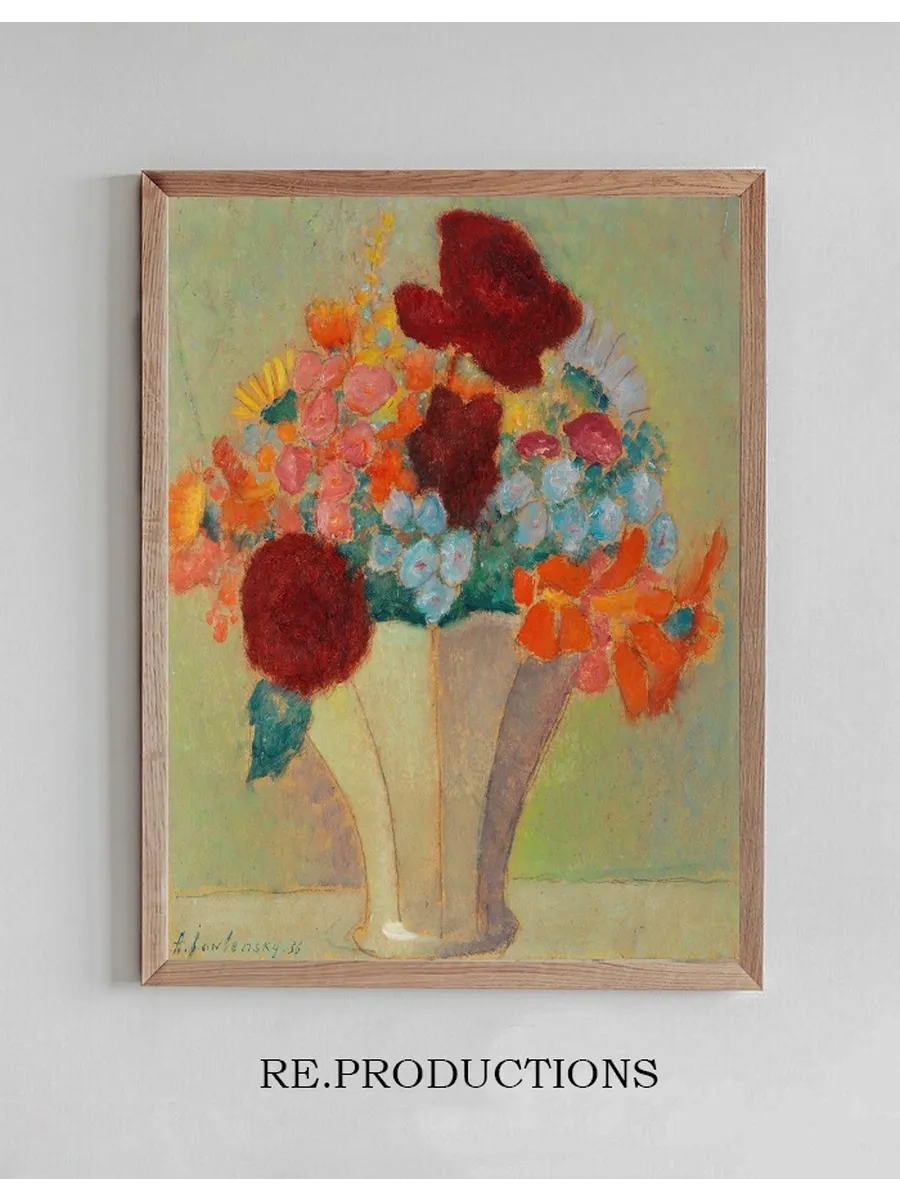 Grosses Stillleben Helles Bouquet
