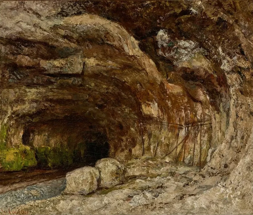 Grotto of Sarrazine near Nans - sous - Sainte - Anne