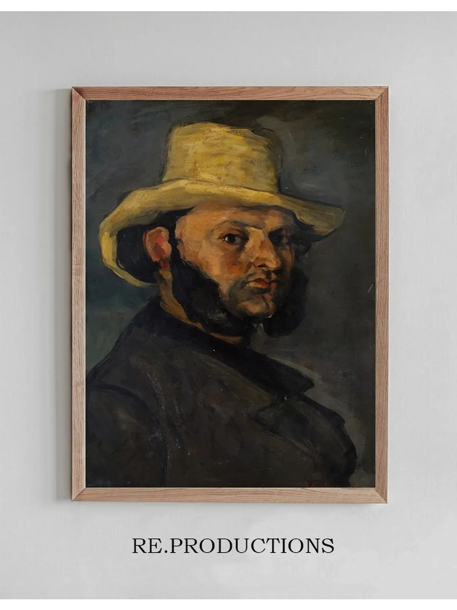 Gustave Boyer (b. 1840) in a Straw Hat