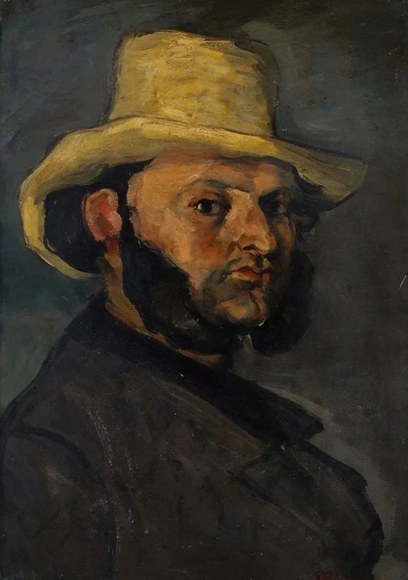 Gustave Boyer (b. 1840) in a Straw Hat